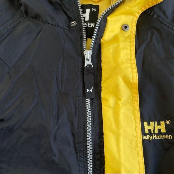 Helly Hansen Mens Oversized Mesh Lined Hooded Packable Parka Raincoat Medium - Picture 7 of 13